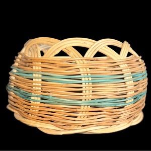 Cherokee Double Sided Basket by Bonnett Run Basketry Glenville, West Virginia